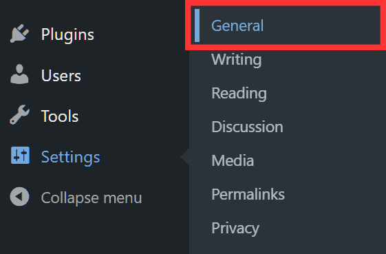 how-to-create-a-wordpress-website-general-settings